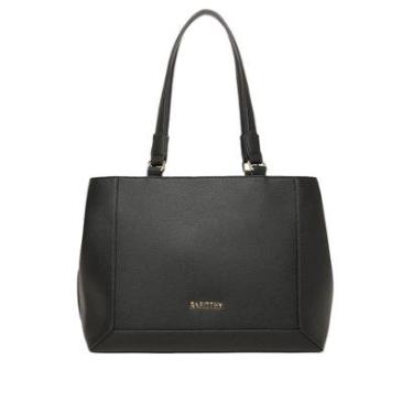 Imagem de Bolsa Feminina Rafitthy Tiracolo Média Franzida Preto-Feminino