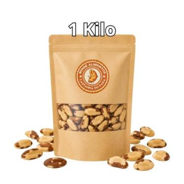 Imagem de 1kg Castanha Do Pará Inteira Natural Safra Nova - MINDÊ Alimentos