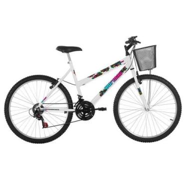 Imagem de Bicicleta Safira Mountain Bike Aro 26 Quadro Aço 18 Marchas V-brake Br
