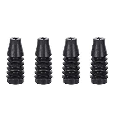 Imagem de Proteção contra poeira RC, preta leve 4 PCS à prova de poeira RC proteção contra poeira, plástico para carros modelo off-road 1/8 Carros de corrida de curta distância Caminhões modelo(40mm)