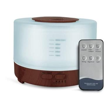 Imagem de Umidificador Aromatizador 300ml Luatek LKJ-162 Difusor Ultrassônico Aromas Ambiente (Madeira Escura)