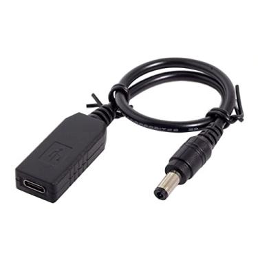Imagem de Cablecc USB 3.1 Tipo C USB-C para DC 20 V 5,5 2,5 mm e 2,1 mm Plugue de energia Emulador PD cabo de carregamento para laptop