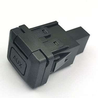 Imagem de DEVMO Substituição de porta auxiliar compatível com 2006-2011 Civic, conector de entrada de áudio do adaptador de entrada auxiliar, 39112-SNA-A01, substituição do adaptador de entrada auxiliar para CRV 2009-2011