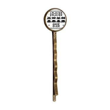 Imagem de Players Game Over Little Monster Pixel Retro Metal Hair Bobby Pin Headwear
