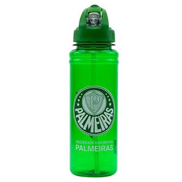 Imagem de Garrafa Squeeze Canudo Retrátil 700 Ml - Palmeiras