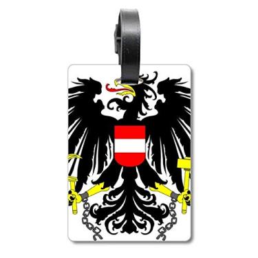 Imagem de Emblema nacional da Áustria com etiqueta para bagagem, cartão de armazenamento, etiqueta