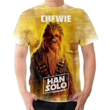 Imagem de Camisa Camiseta Chewbacca Chewie Han Solo Wookiee Copiloto - Estilo Vi
