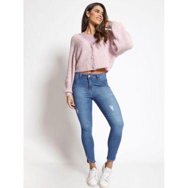 Imagem de Calça Jeans Biotipo Feminina Skinny Midi