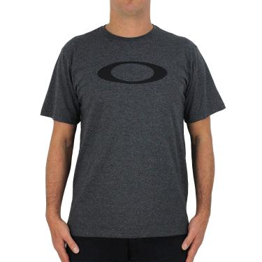 Imagem de Camiseta Oakley Masculina O-Ellipse Tee, Preto Mescla, G