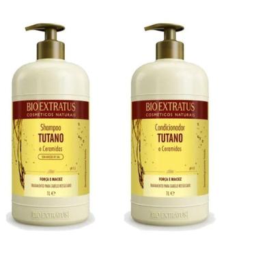 Imagem de Kit Bio Extratus Tutano e Ceramidas Sh 1L + Cond 1L