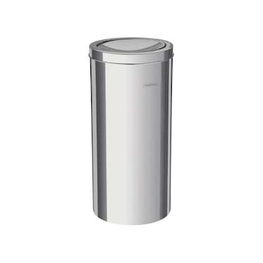 Imagem de Lixeira Tramontina com Tampa Basculante Swing 94542/120 em Aço Inox – 20 L