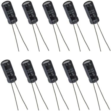 Imagem de Capacitor Eletrolítico 22uF 25V - Kit 10 Peças