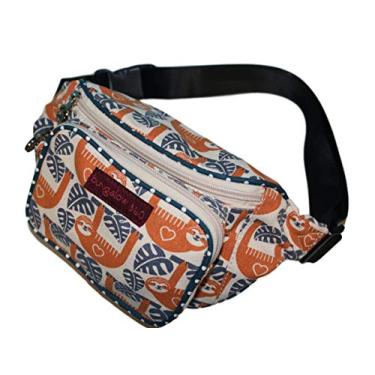 Imagem de BUNGALOW 360 FANNY PACK CINTURA DE QUADRÃO, Preguiça, Medium, Mochila estilo pochete