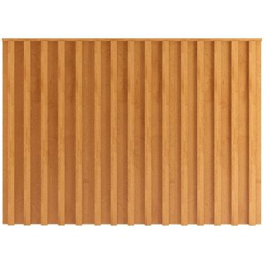 Imagem de Cabeceira Casal/Queen Size Móveis Europa Vitória Ripada com Detalhes em Baixo Relevo - 166cm de largura