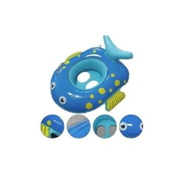 Imagem de Boia Fralda Inflável 65cm com apoio de Cintura, para Piscina Praia Verão Lazer Infantil