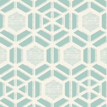 Imagem de Papel de Parede Capri Geométrico Verde 190512601 - 1838