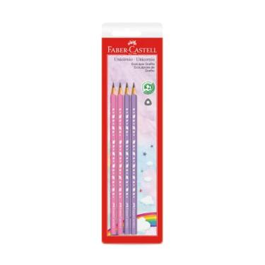 Imagem de Faber-Castell SM/935UNI Unicórnio, EcoLápis Grafite, Kit com 4 lápis