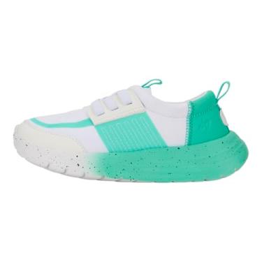 Imagem de Hey Dude Dude Perfect X Sirocco Play | Sapatos infantis | Tênis infantil sem cadarço | Confortável e leve, Azul-petróleo/branco, 11 Little Kid