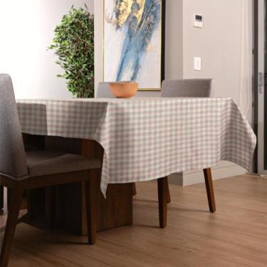 Imagem de Toalha de Mesa Retangular Xadrez Festa Junina 6 Lugares 1,40 x 2,20 - 