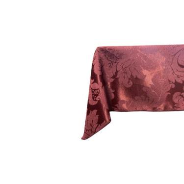 Imagem de Toalha de Mesa Retangular Jacquard - MUMUDECOR, 119 VINHO, 1,40 X 2,20