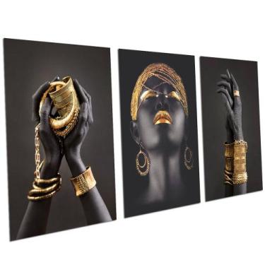 Imagem de Quadros Decorativos Joias Sala Escritório Quarto Moderno Casal PMG - D