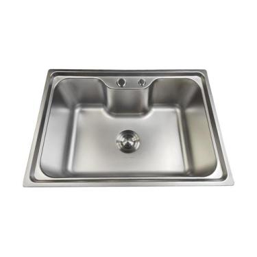 Imagem de Cuba Calha Úmida Basic 60 Aço Inox Embutir Acab. Acetinado