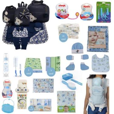 Imagem de Kit Bolsa de Maternidade 3 Peças + Saída maternidade + Enxoval Master 