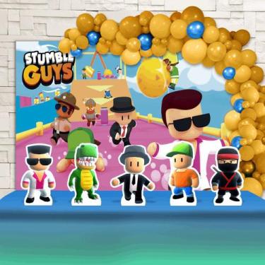 Imagem de Kit Festa Ouro Stumble Guys-  IMPAKTO VISUAL