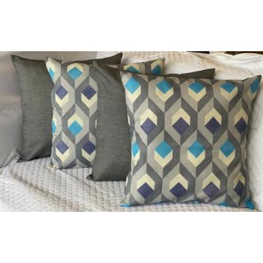 Imagem de Kit 6 Capas Almofadas Lindas Decorativas Sala Sofá C/ Ziper - JH Enxov