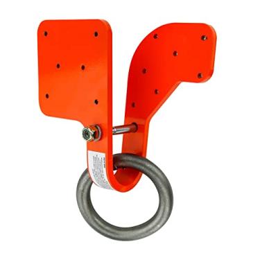 Imagem de Malta Dynamics Âncora de treliça feita nos EUA para treliça de madeira de 5 x 10 cm com parafusos de fixação incluídos e ponto de fixação giratório de liga de aço