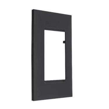 Imagem de Placa 3 postos 4x2 preta 618503pt pial plus + - LEGRAND 