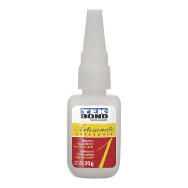 Imagem de Cola Adesivo Instantâneo Tekbond N1 Baixa Viscosidade Artesanato 20 gr
