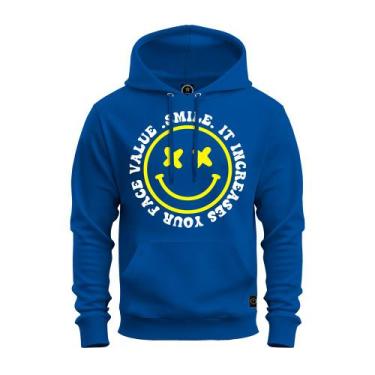 Imagem de Moletom Estampado Confortável Blusa De Frio Inverno Smyle Hum - Supras