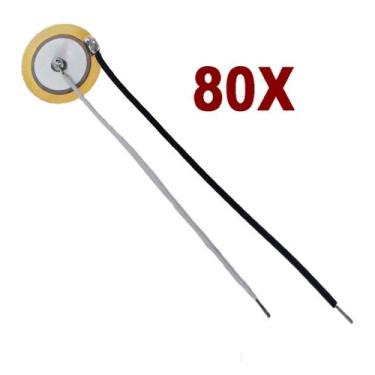Imagem de 80 Peças Piezo Pastilha cápsula 20mm 2cm piezoelétrica - RDS