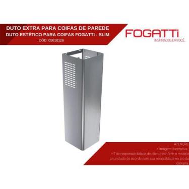 Imagem de Duto Especial de Inox para Coifa de Parede Slim  1 metro de altura - F