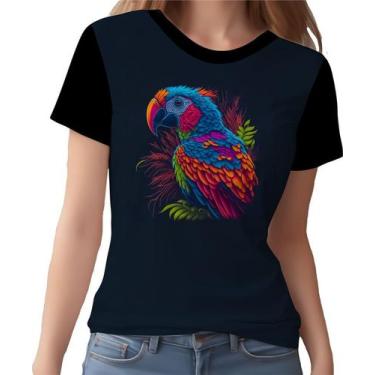 Imagem de Camisa Camiseta Aves Araras Vermelha Cores Papagaios HD 4 - Enjoy Shop