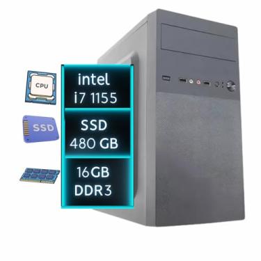 Imagem de Computador home office - DreamComputers Processador intel Core i7, SSD 1 TB, 16GB Memoria ram - CPU DCP-HOMEOFFICE32