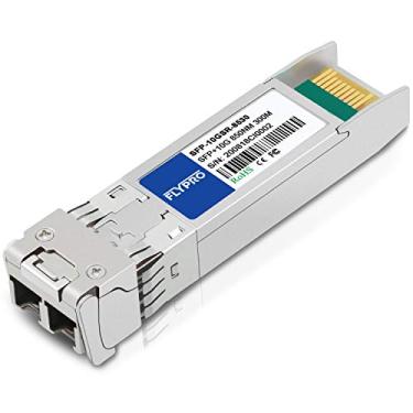 Imagem de Transceptor 10GBase-SR SFP+, 10G MMF 850nm 300m LC Fibra Óptica Módulo Multimodo para Cisco, Ubiquiti UF-MM-10G, Meraki MA-SFP-10GB-SR, Mikrotik, Netgear, D-Link, TP-Link, Supermicro (DOM)