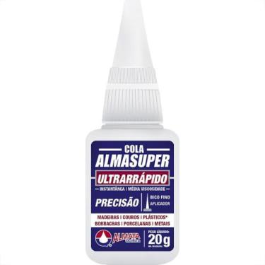 Imagem de Cola Instantanea Almasuper Bico Fino Ultrarrapido 20G - BAUNGARTEN / A