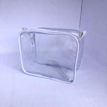 Imagem de Kit com 50 mini necessaire Transparente 15x12 - Gii Matos Makeup