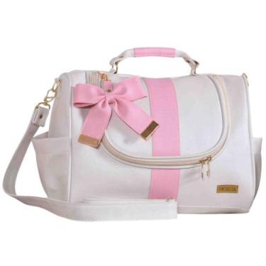 Imagem de Bolsa Maternidade Laço Elegancy Rosa - Decalta