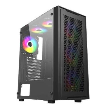 Imagem de Gabinete Gamer BG-050 X-Frame Preto - Bluecase  - Blue Case