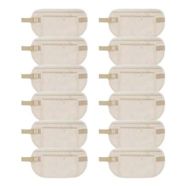 Imagem de Kit12 Pochete Slim Invisível Anti Furto Porta Dólar Carnaval - Alwy, B