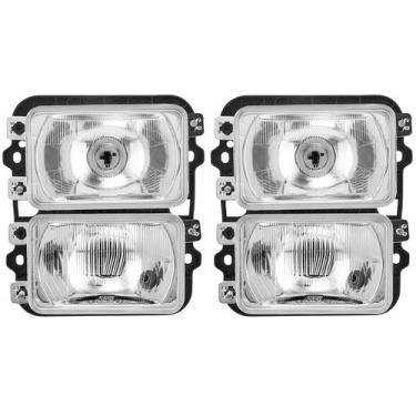 Imagem de Par Farol F11000 F13000 F14000 Caminhão Ford Duplo Completo - Store Au