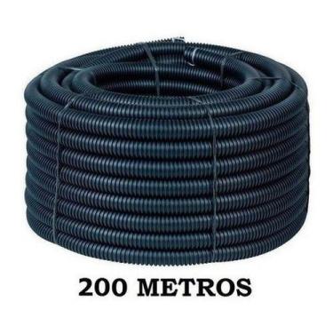 Imagem de 300 Metros Conduíte Corrugado 3/4 Reforçado Rolo Conduíte - Higipack