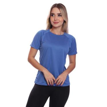 Imagem de Camiseta Feminina Manga Curta Good Look Dry Fit Proteção Solar UV Baby