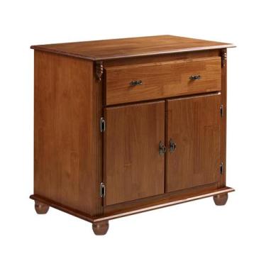 Imagem de Balcão Buffet Florença 2 Portas 1 Gaveta Pés Torneados em Madeira - Ma