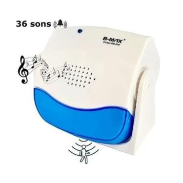 Imagem de Sensor De Presença Campainha Anunciador Sem Fio 36 Toques Ss Eletrodomésticos Empresas