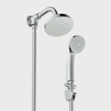 Imagem de Chuveiro 12 Cm com Desviador e Ducha Manual Basic Cromado