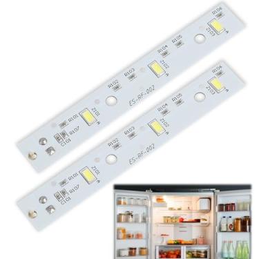 Imagem de Nova placa de luz LED WR55X26671 atualizada para geladeira GE Freezer, super brilhante 7500K branco, impermeável, substituição com eficiência energética para PS11767930 AP6035586 4468532 EAP11767930